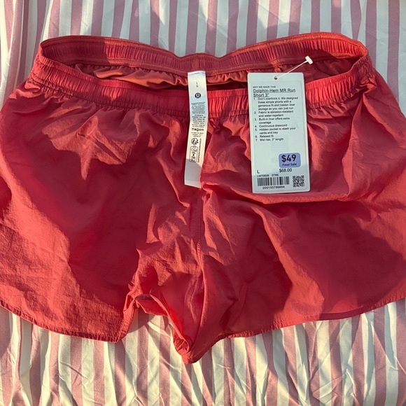 Lululemon Pink Athletic Shorts - Picture 2 of 3
